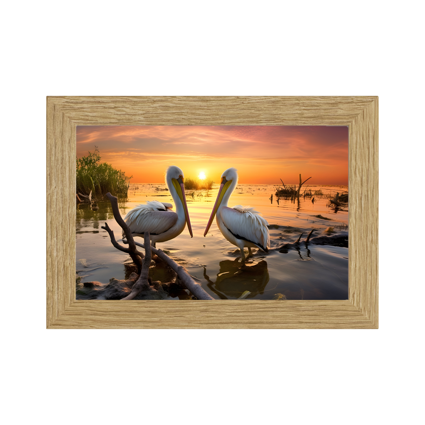 Photo glow frame horizontal